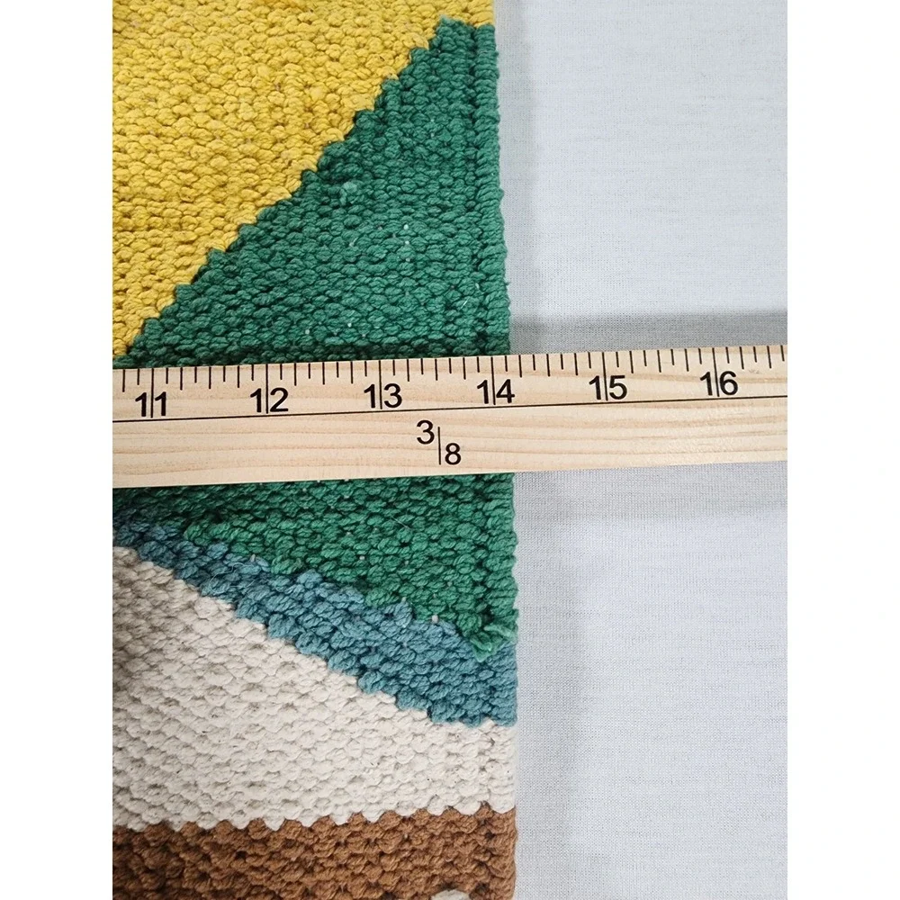 Primitives By Kathy Romance Wall Hanging Geometric Textured‎ Eclectic Fringe Art